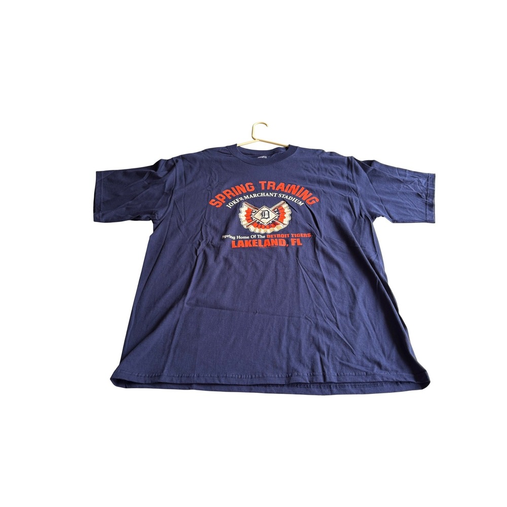 Detroit Tigers Spring‎ Training T-Shirt Navy Blue Joker Marchant Stadium XL CSA